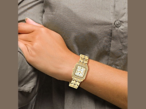 Charles Hubert Ladies IP-plated Stainless Crystal Bezel Watch Ladies Charles Hubert IP-plated Stainless 26 x 32.5mm  main image 4