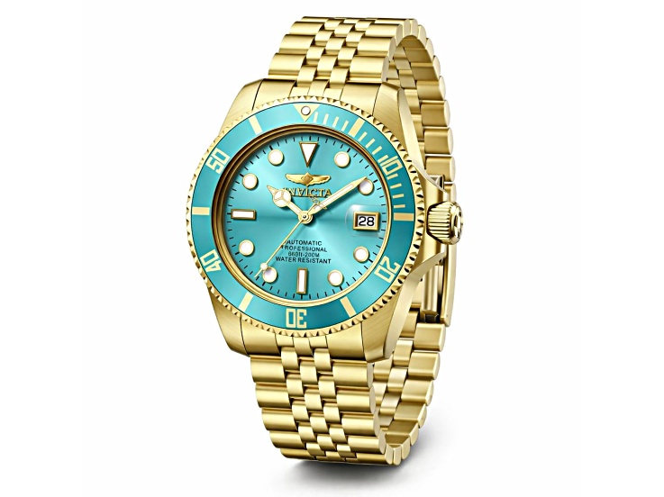 Invicta Men's Pro Diver 42mm Tiffany Blue Dial Stainless Steel Bracelet Automatic Watch