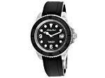 Mathey Tissot Mathy Design 42mm Black Silicone Strap Green  display picture 2