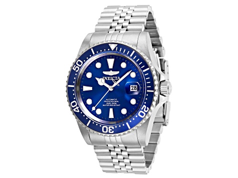 Invicta Pro Diver 42mm Blue Dial Stainless Steel Band Automatic Watch