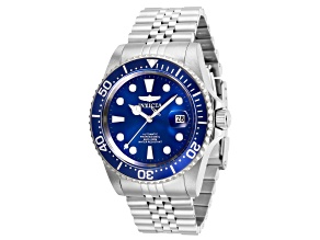 Invicta Pro Diver 42mm Blue Dial Stainless Steel Band Automatic Watch