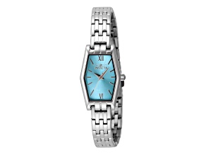 Invicta Angel 20mm Light Blue Dial Stainless Steel Band Quartz Watch