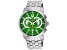 Roberto Bianci Men's Lombardo Green Dial, Stainless Steel Watch