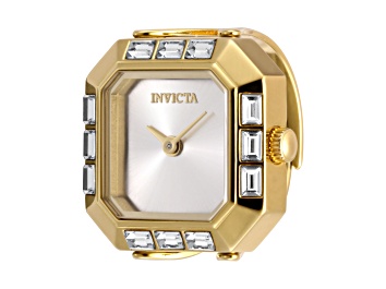 Invicta Mini Angel 21.5mm Black Dial Quartz Ring Watch  display picture 3