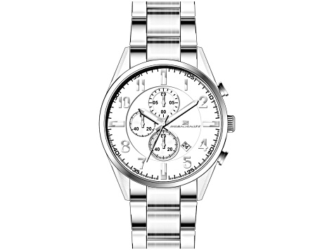 Oceanaut Men's Escapade White Dial, Stainless Steel Watch