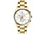 Oceanaut Men's Escapade White Dial, Yellow Stainless Steel Watch