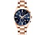 Oceanaut Men's Escapade Blue Dial, Rose Stainless Steel Watch