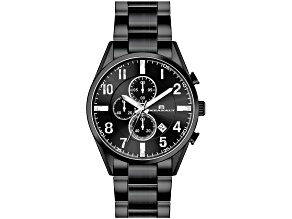 Oceanaut Men's Escapade Black Dial, Black Stainless Steel Watch