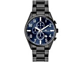 Oceanaut Men's Escapade Blue Dial, Black Stainless Steel Watch