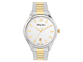 Mathey Tissot Urban Metal 42mm Two-tone Stainless Steel Bracelet White Dial Quartz Watch