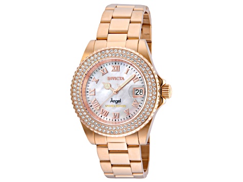 Invicta Angel Women\'s Watch - 40mm. Rose Gold. White Invicta 18798 Women main image 3