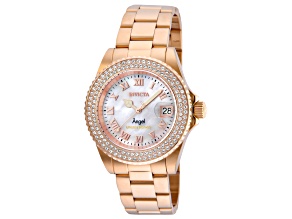 Invicta Angel 40mm White Dial Stainless Steel Band Quartz Watch