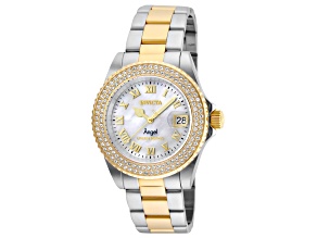 Invicta Angel 40mm White Dial Stainless Steel Band Quartz Watch