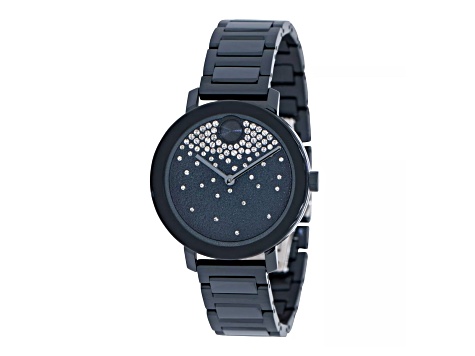 Movado Bold Evolution Quartz Blue Dial Women display picture 1