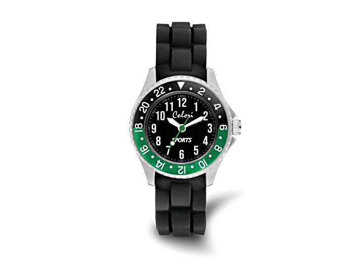 Colori Kidz Sports Green and Black 30mm Watch