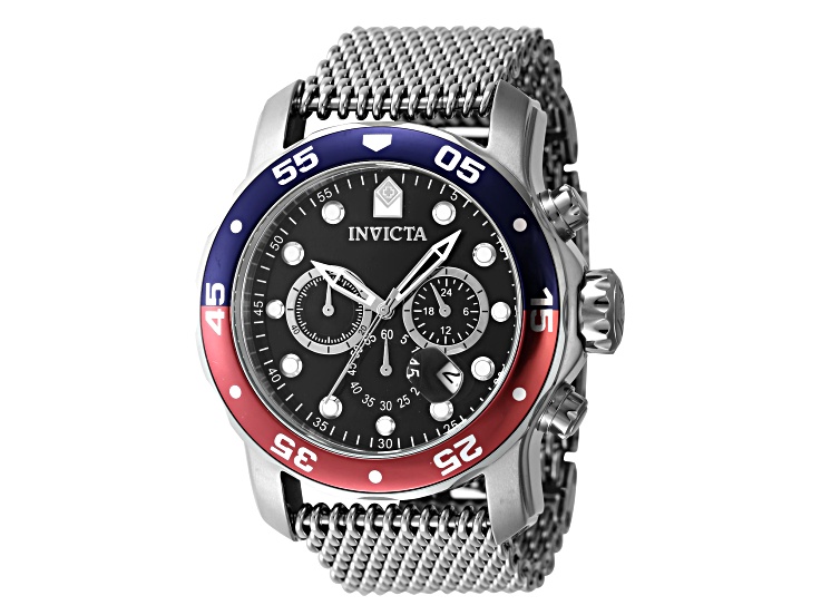 invicta red and blue bezel