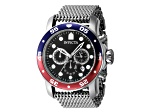 Invicta Pro Diver 48mm Blue and Red Bezel Stainless Steel Quartz Watch