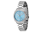 Invicta Wildflower 32mm Light Blue Dial Stainless Steel Quartz Watch
