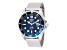 Invicta Pro Diver 43mm Blue Dial Stainless Steel Mesh Quartz Watch