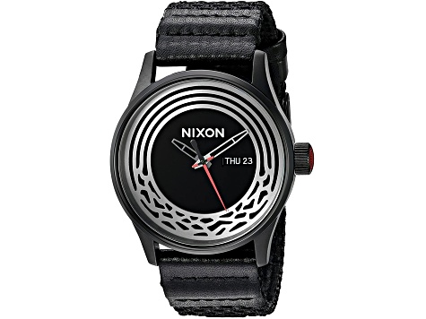 Nixon Men's Classic Black Fabric Strap Watch