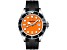 Seapro Men's Nexus Orange Dial, Black Rubber Strap Watch