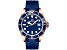 Seapro Men's Nexus Blue Dial, Rose Accent Bezel, Blue Rubber Strap Watch