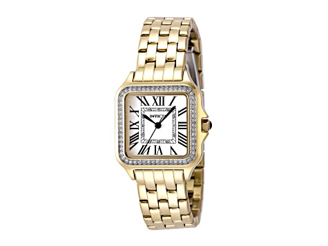 Invicta Angel 28mm Yellow Stainless Steel Band Quartz Watch