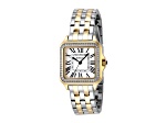 Invicta Angel 28mm Yellow Bezel Two-tone Stainless Steel Band Quartz Watch