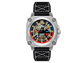 RGMT Altimeter Skeleton Automatic Ve-Day 80th Black Stainless Steel Band Limiited Edition Watch