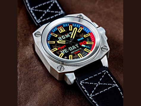 RGMT Altimeter Skeleton Automatic Ve-Day 80th Black Stainless