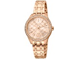 Ferre Milano Women's Classic Rose Dial Rose Stainless Steel Watch