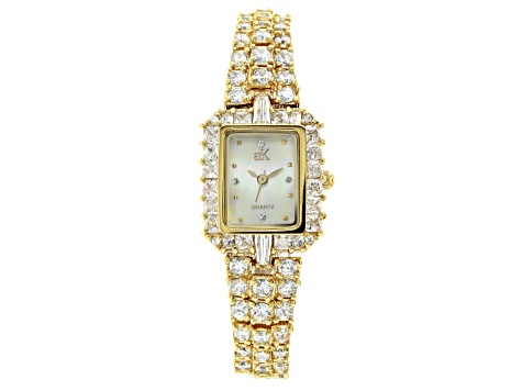 Adee Kaye™ White Crystal Watch