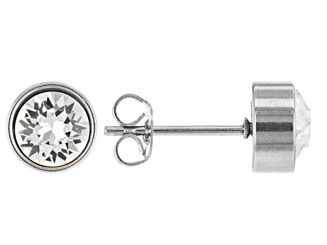 Burgi™ Crystals  Silver Tone Base Metal Bangle Watch, Pendant, And Earrings Gift Set