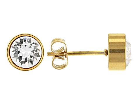 Burgi™ Diamond Gold Tone Base Metal Bangle Watch, With Crystal Pendant, And Earrings Gift Set