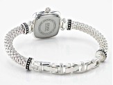 Ecclissi Sterling Silver Textured Cuff Watch