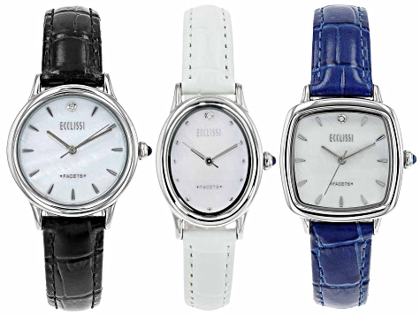 Ecclissi Facets Set of 3 Watches