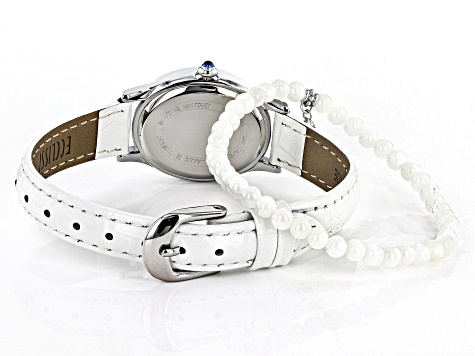 Ecclissi Facets Oval Watch & Bracelet Set