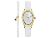 Ecclissi Facets Oval Watch & Bracelet Set