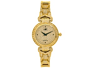 White Crystal Yellow Watch