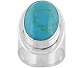 turquoise and silver ring 