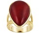 red and gold ring 