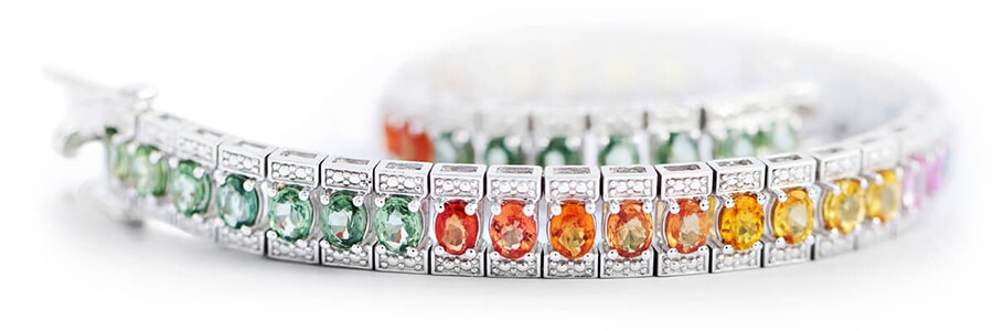 Bracelets Online Discover Your Style Jtv Color Gemstone Bracelets