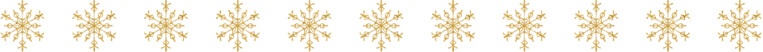 Gold snowflakes