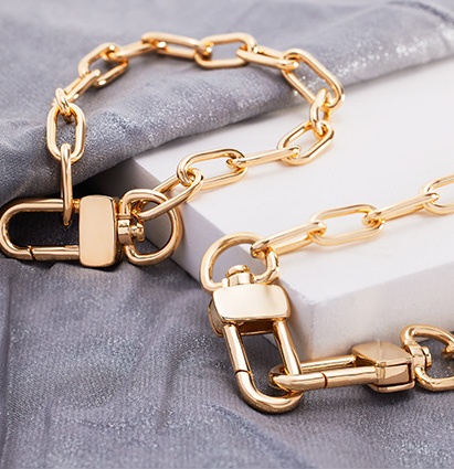 Paperclip chain necklaces 