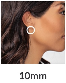 10mm Hoop Earrings