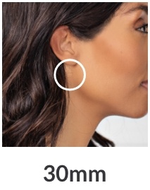 30mm Hoop Earrings
