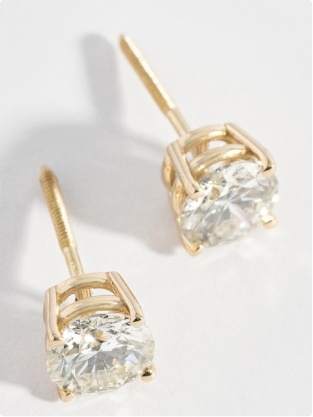 Lab-Grown Diamond Stud Earrings