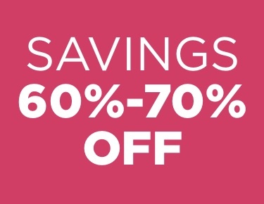 60%-70% off clearance 