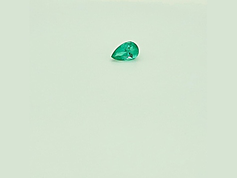 Colombian Emerald 8.7x5.8mm Pear Shape 1.09ct