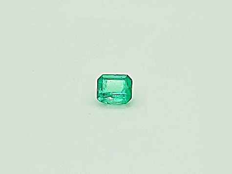 Colombian Emerald 7x6mm Emerald Cut 1.41ct
